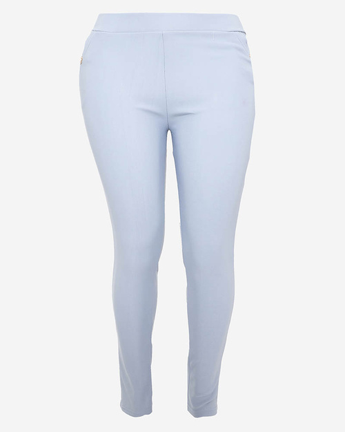 Treggings femme bleu clair TAILLE PLUS V tements