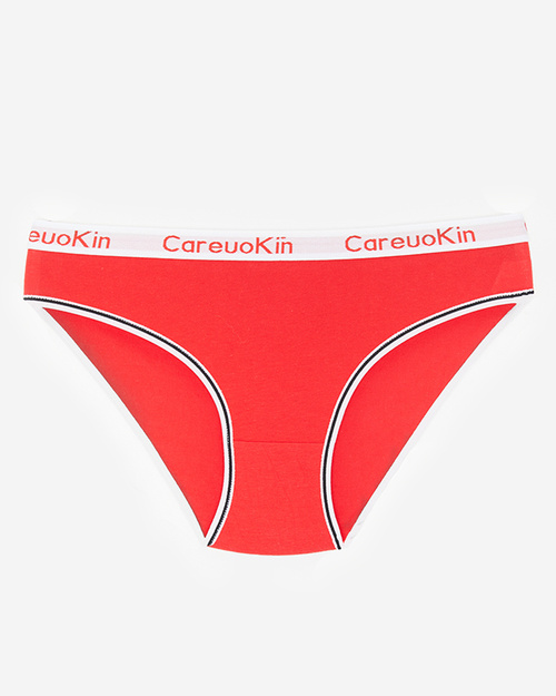 Culotte femme coton rouge Sous v tements