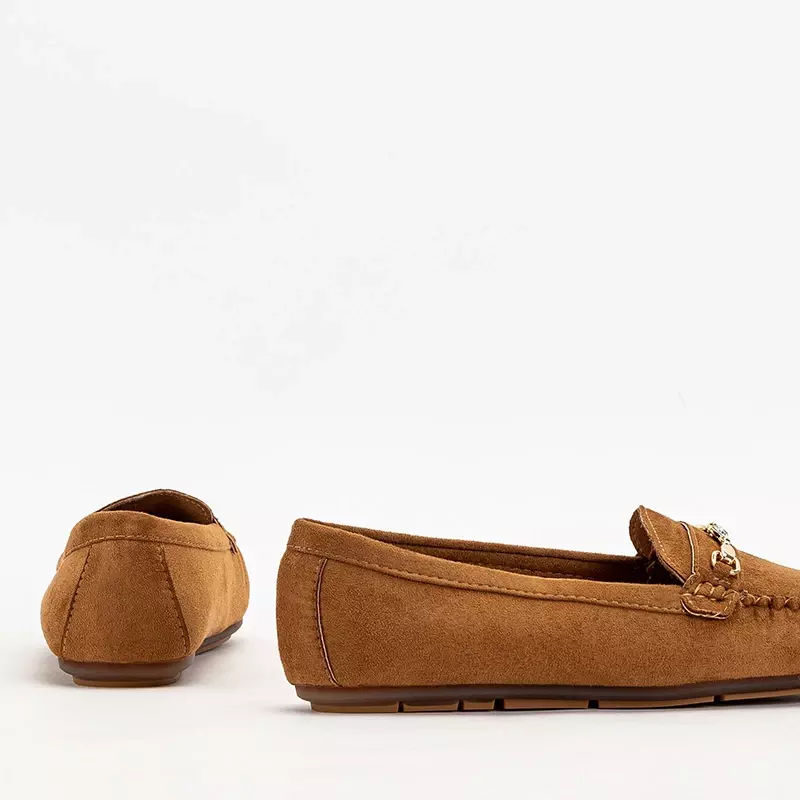 camel suede loafers womens