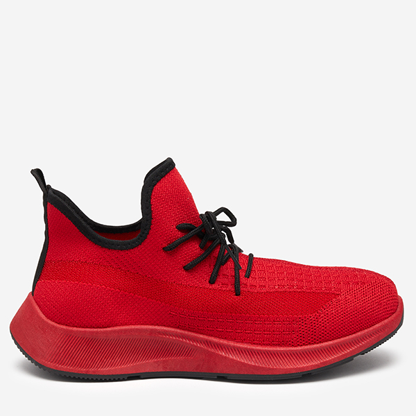 OUTLET Red Domakko chaussures de sport en tissu rouge - Footwear