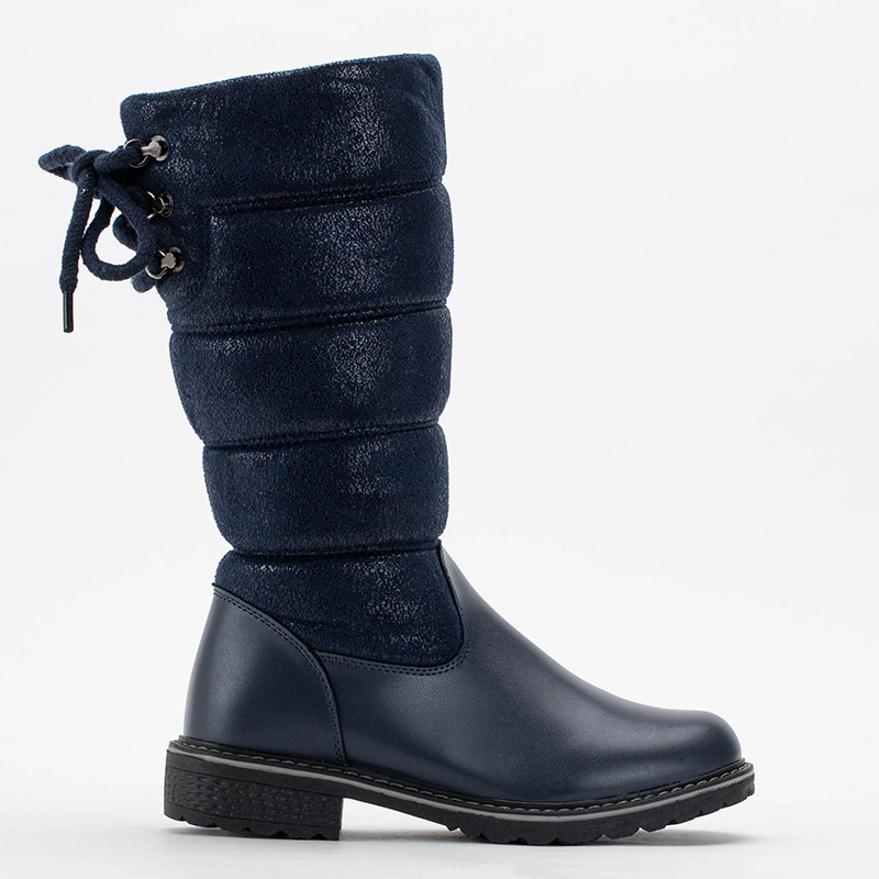 Bottines bleu marine fille Cadd Chaussures