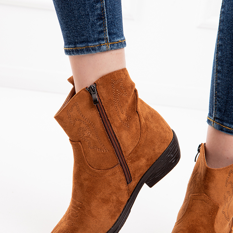 Bottines suedine camel hot sale