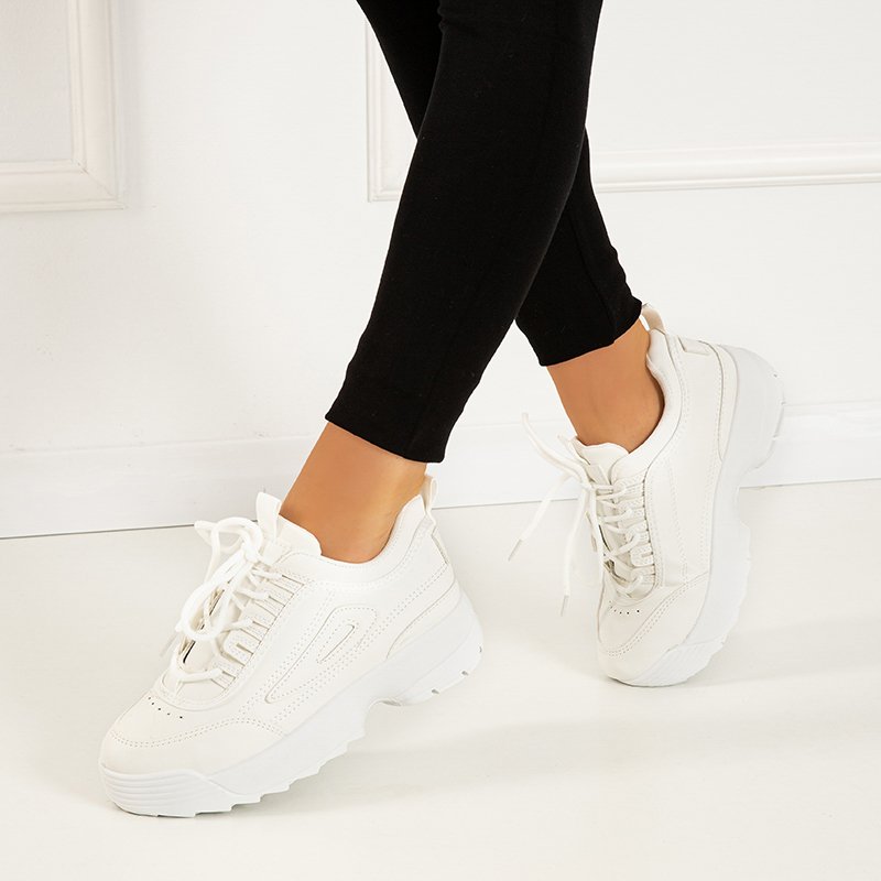 OUTLET Chaussures de sport blanches pour femmes The Moment