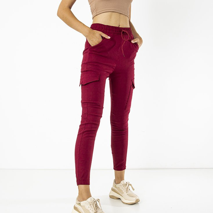 Skinny discount cargo femme