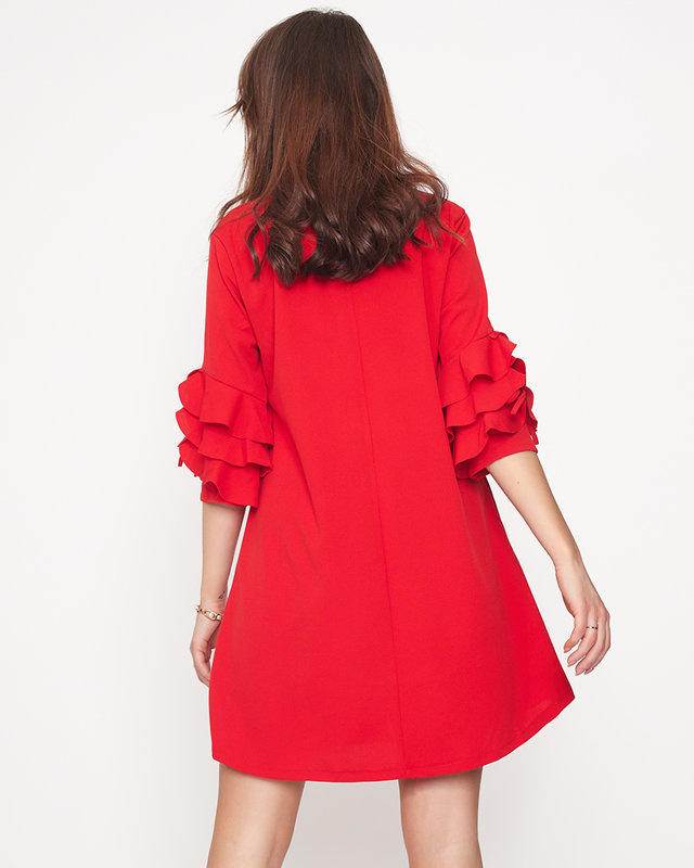 Robe espagnole rouge hot sale