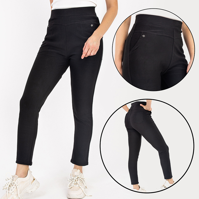 Treggings GRANDE TAILLE noirs pour femmes V tements