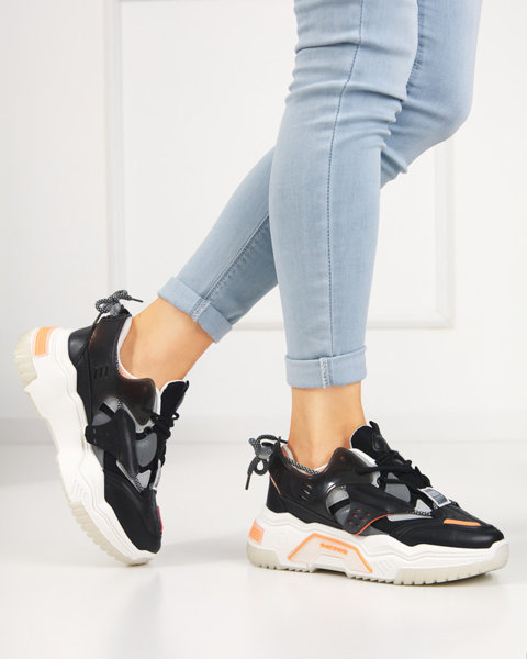 Baskets chaussures de sport pour femme en noir et gris Xillop - Footwear