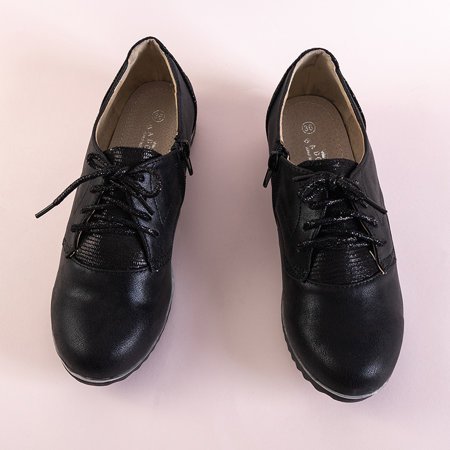 Chaussures basses noires pour enfants Boliva - Footwear