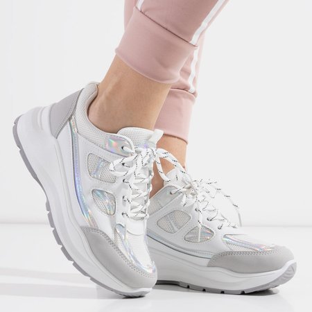 Chaussures de sport femme Mendrion blanches - Chaussures