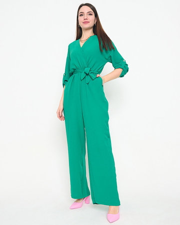 Combinaison longue verte pour femme - Vêtements