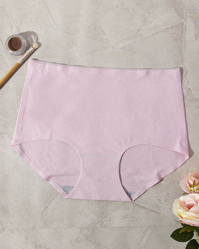 Culotte ajourée rose pour femme - Slip - Underwear
