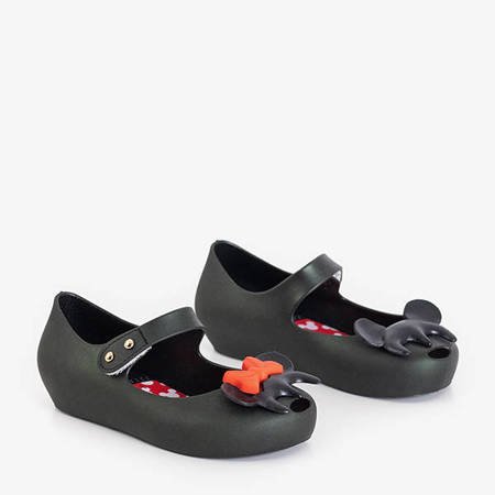Meliski pour enfants noir avec décorations Blanka - Chaussures