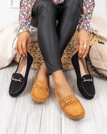 Mocassins femme noirs à décor Sefarina - Chaussures
