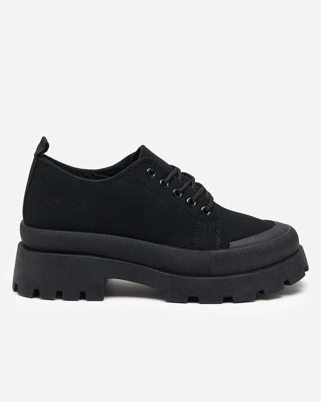 OUTLET Chaussures à lacets noires pour femme Rozia - Footwear