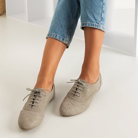 OUTLET Chaussures grises ajourées pour femmes grises - Footwear