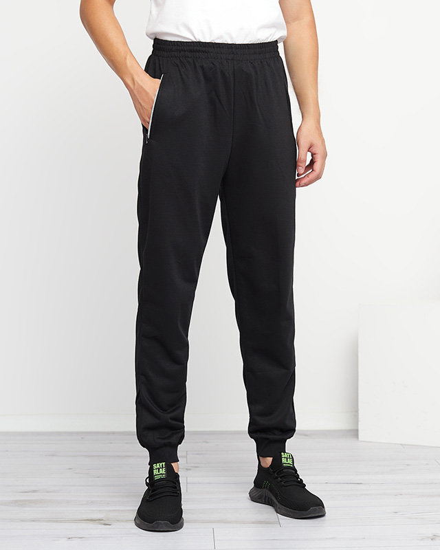 Pantalon de survêtement noir pour homme - Vêtements