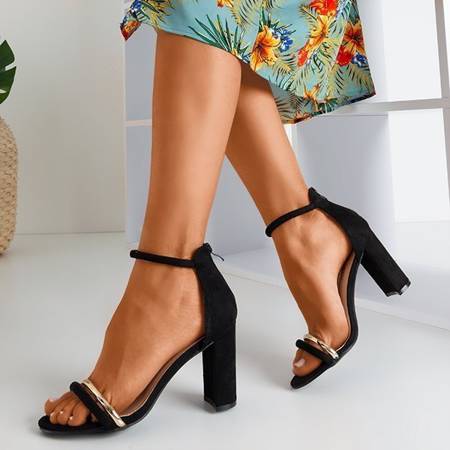 Sandales à talons hauts pour femmes noires Callisia - Footwear 1