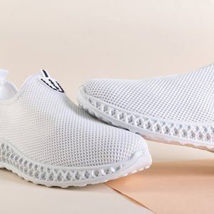 Baskets blanches à enfiler Bruna - Chaussures