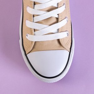 Baskets montantes Skarllet beiges pour femmes - Footwear