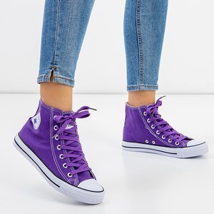 Baskets montantes violettes pour femmes Inter - Chaussures