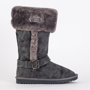 Bottes de neige pour femmes gris foncé Giuseppina - Footwear