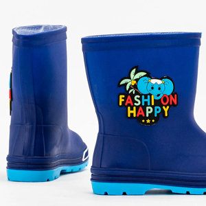 Bottes de pluie enfant bleu marine Ukali - Footwear