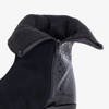 Bottes noires avec une tige matelassée Goraw - Footwear