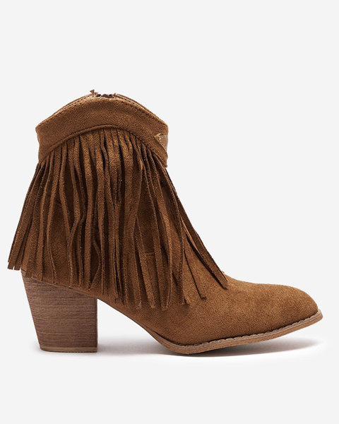 Camel bottes pour femmes a'la cowboy boots Versidi- Footwear