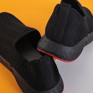 Chaussures de sport à enfiler pour hommes noires Chof - Footwear