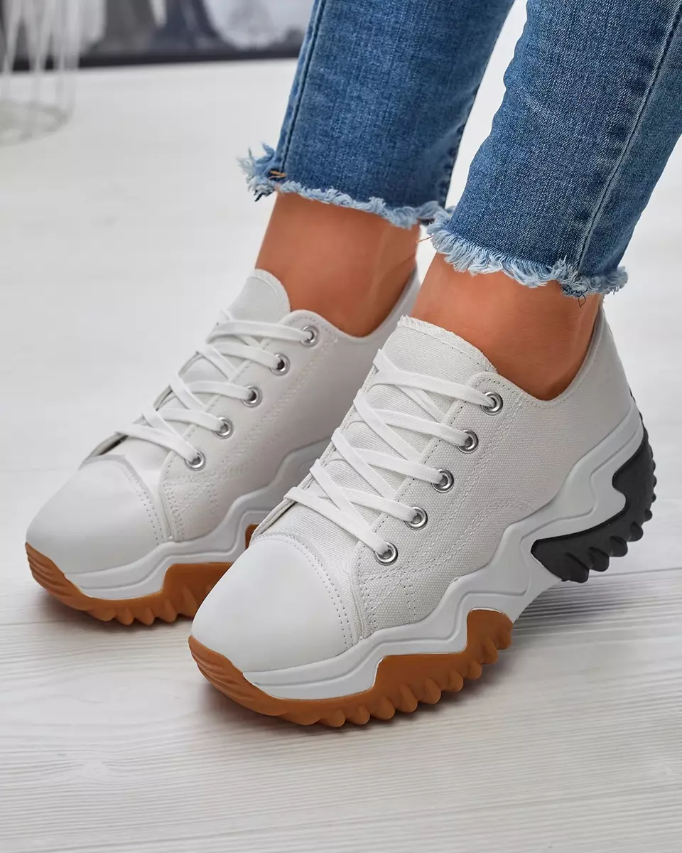 Chaussures de sport à plateforme blanche pour femme Nacarry - Footwear
