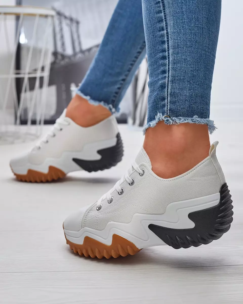 Chaussures de sport à plateforme blanche pour femme Nacarry - Footwear