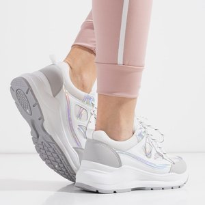 Chaussures de sport femme Mendrion blanches - Chaussures