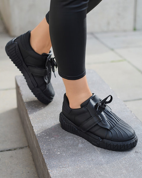 Chaussures de sport noires pour femmes - Semikoa - Chaussures