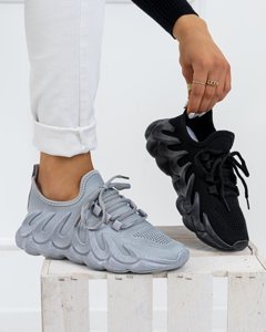 Chaussures de sport pour femme grises avec une semelle Octapiso unique - Footwear