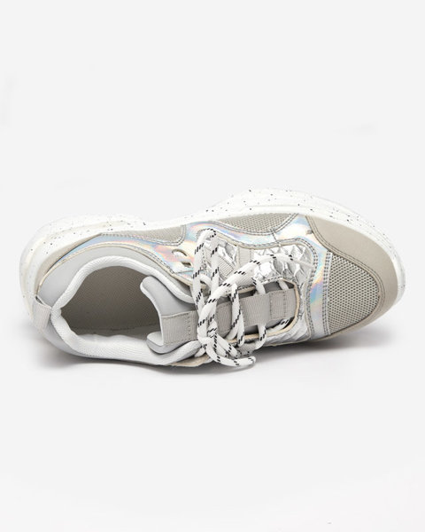Chaussures de sport pour femmes gris argent Baskets Dejis - Footwear