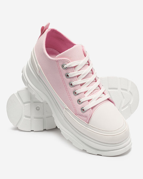 Chaussures de sport pour femmes roses, type Ollda, Chaussures