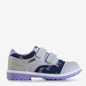Chaussures fille grises et bleu marine Florisa - Footwear