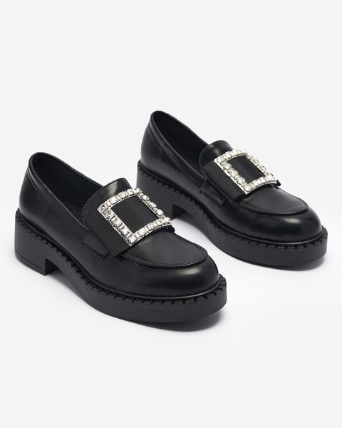 Chaussures noires pour femmes sur semelle massive Lerica - Footwear