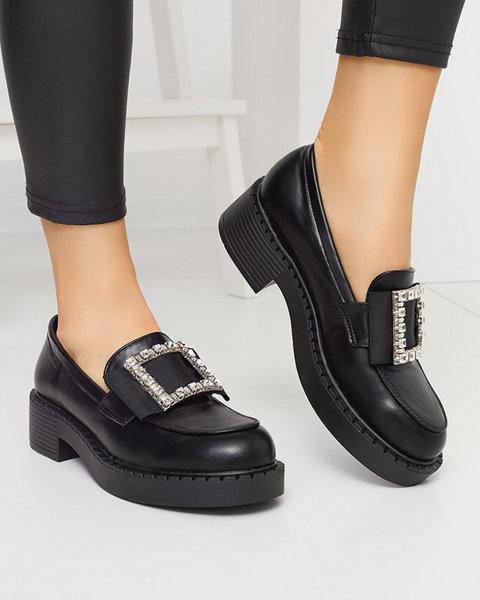 Chaussures noires pour femmes sur semelle massive Lerica - Footwear