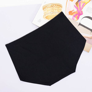 Culotte ajourée noire pour femme - Slip - Sous-vêtement
