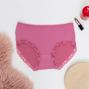 Culottes en dentelle rose pour femmes 2 / paquet - Sous-vêtements