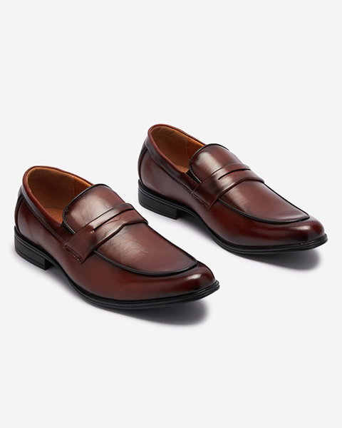 Demi-souliers classiques marron pour hommes Jerif - Chaussures