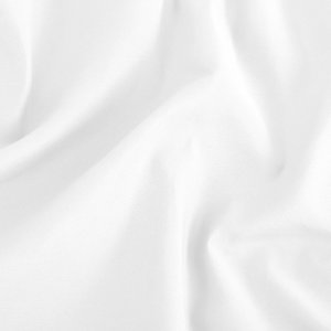 Drap en coton blanc avec une bande élastique 160x200 - Feuilles