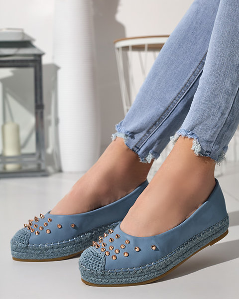 Espadrilles bleues pour femmes avec jets Edmaria - Footwear