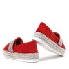 Espadrilles rouges sur la plate-forme Fiorda - Chaussures