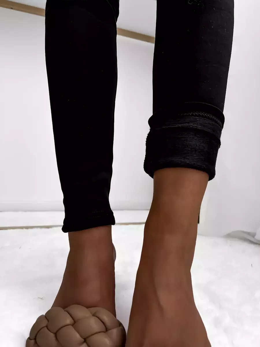 Leggings noirs chauffants pour femmes- Vêtements