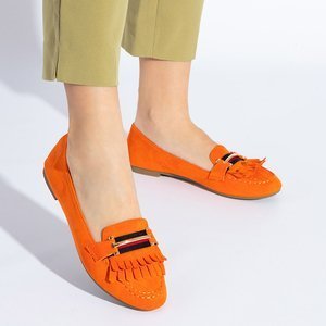 Mocassins Morisa à franges orange pour femme - Footwear