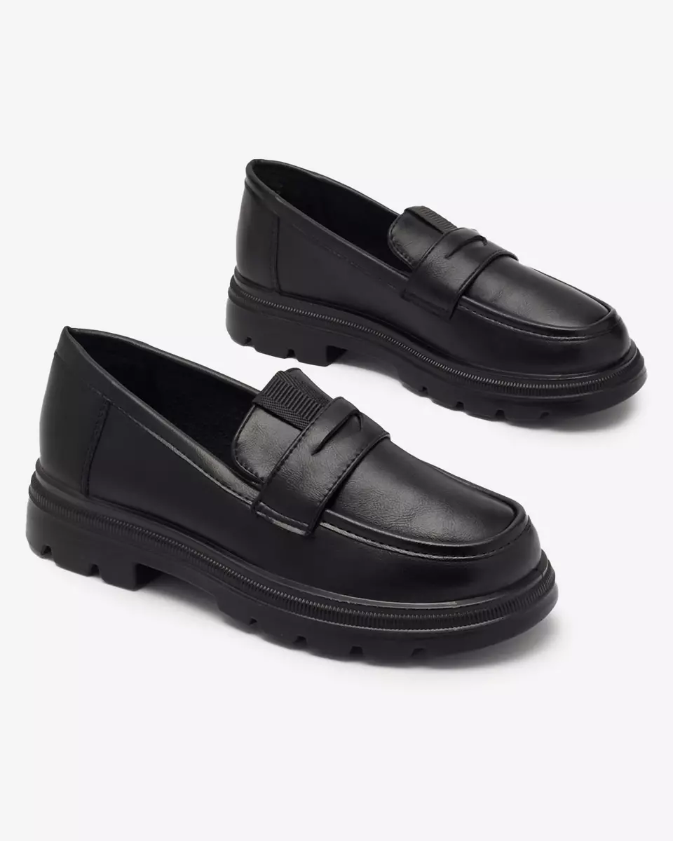 Mocassins noirs pour femme Wazobi - Footwear