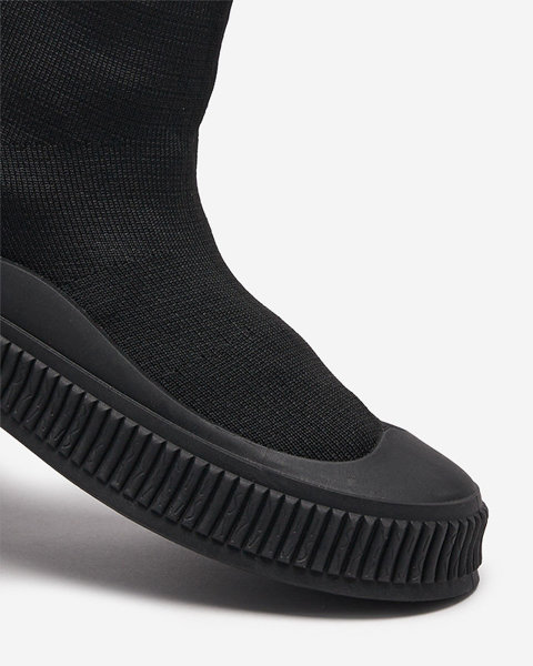 Noir Baskets Bejoko pour femme - Chaussures
