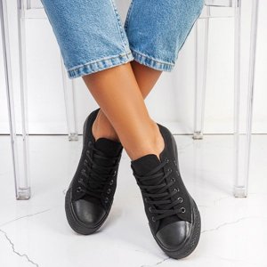 OUTLET Baskets femme noires Noenoes - Footwear
